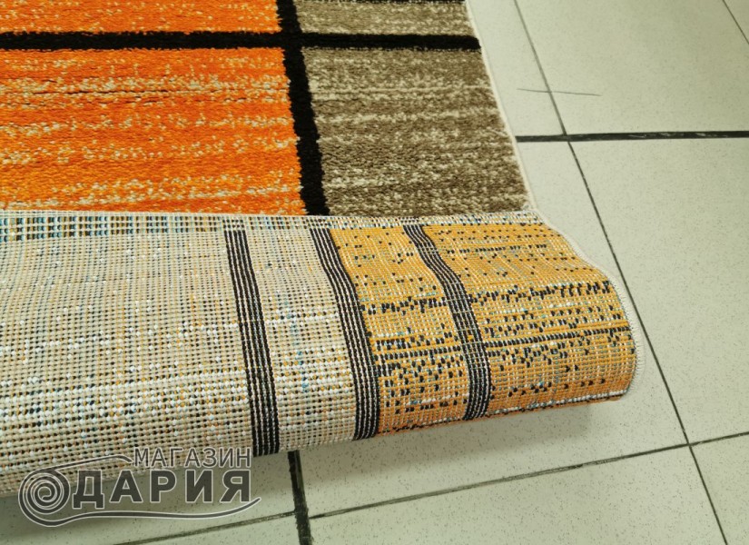 Тъкана пътека MAGNOLIA 704 d.beige/orange